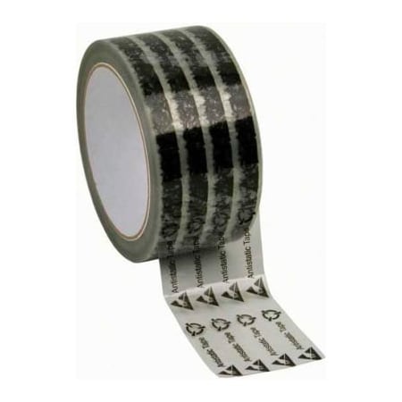 Desco Industries ESD Tape Clear With Symbols 2in x 72 Yds 3in Paper Core 81230
